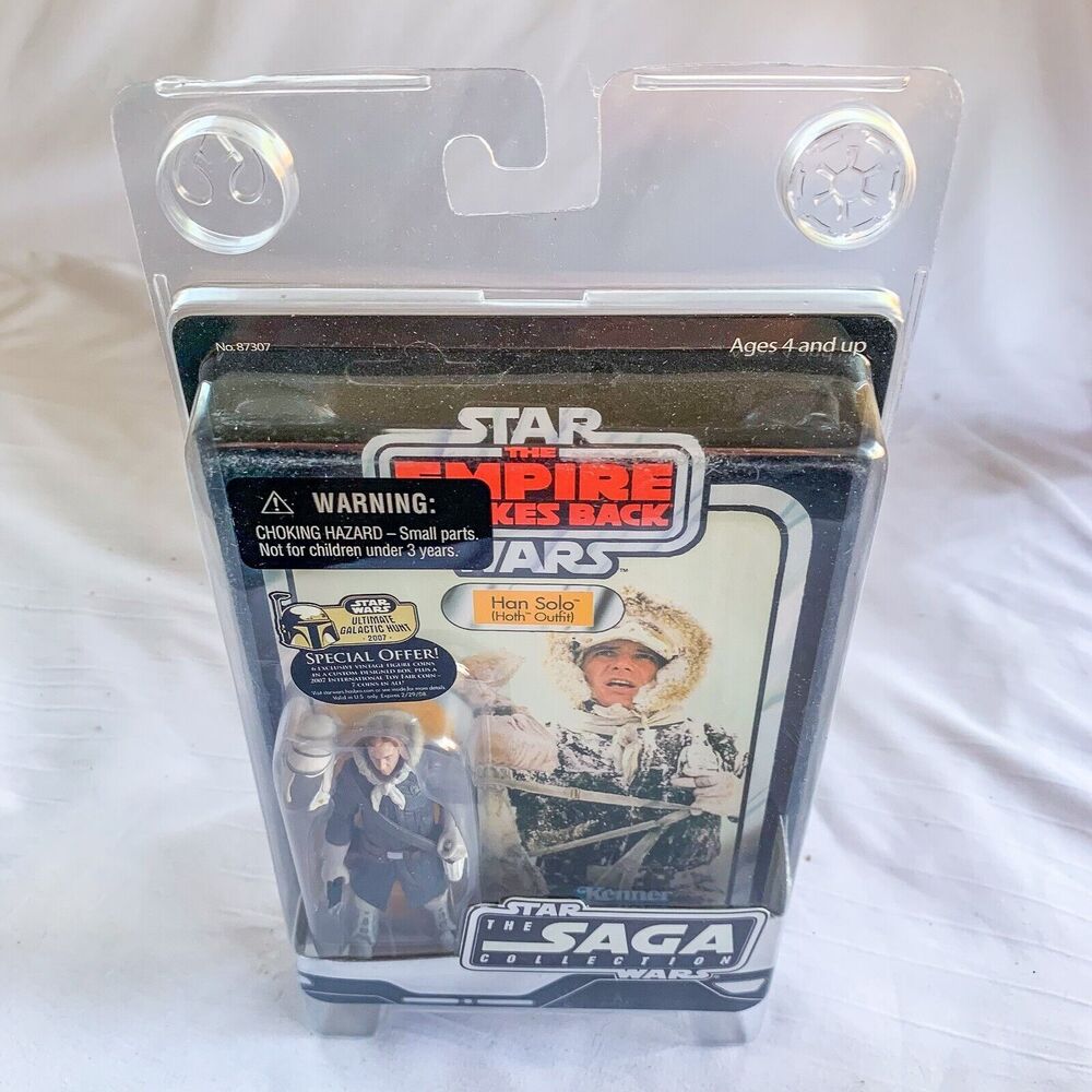 Star Wars The Saga Collection Empire Strikes Back Han Solo Hoth Outfit Mint